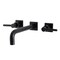 Kingston Brass KS6020DL Wall Mount Tub Faucet, Matte Black KS6020DL - alternate 1
